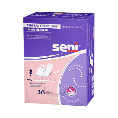 Seni® Lady Very Light Bladder Control Pad, 7.3-Inch Length
