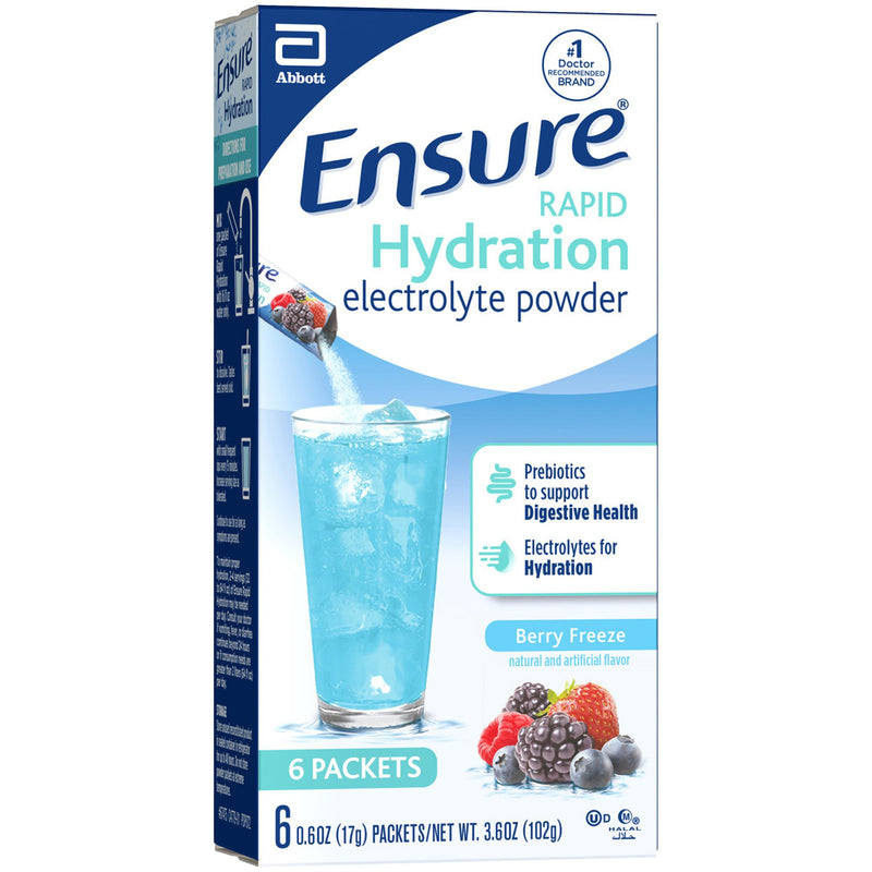 Ensure® Rapid Hydration Electrolyte Berry Flavor Oral Supplement, 0.7 oz. Individual Packet