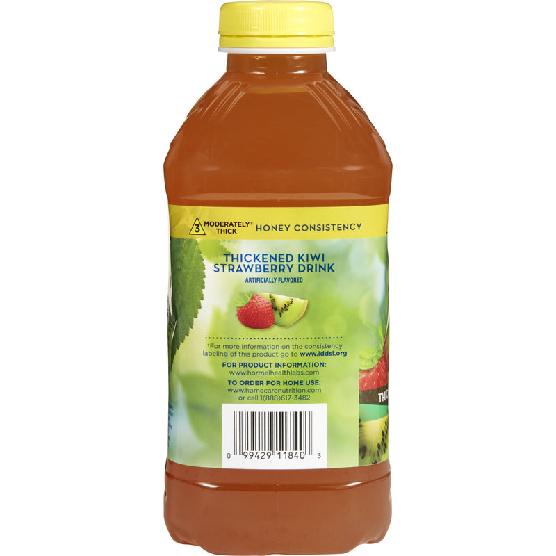 Thick & Easy® Clear Honey Consistency Kiwi Strawberry Thickened Beverage, 46-ounce Bottle