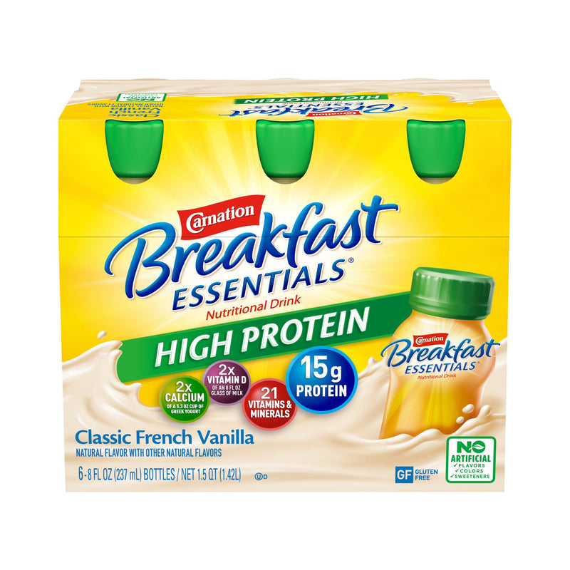 Carnation Breakfast Essentials® High Protein Vanilla Oral Supplement, 8 oz. Bottle