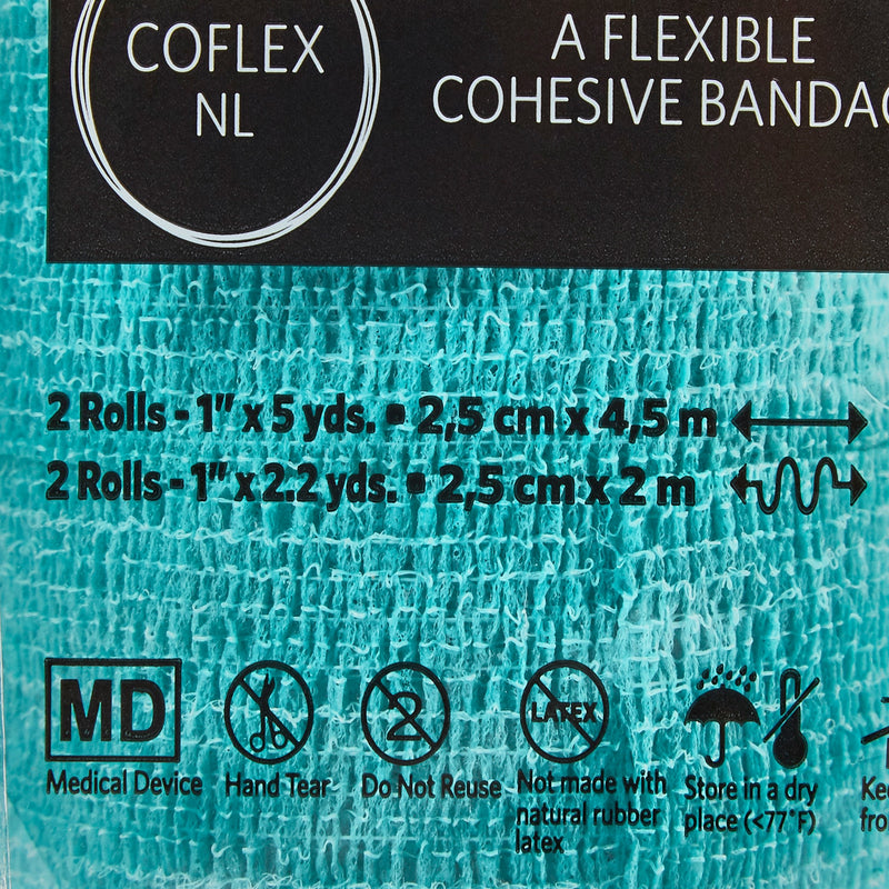 CoFlex® NL Self-adherent Closure Cohesive Bandage, 1 Inch x 5 Yard