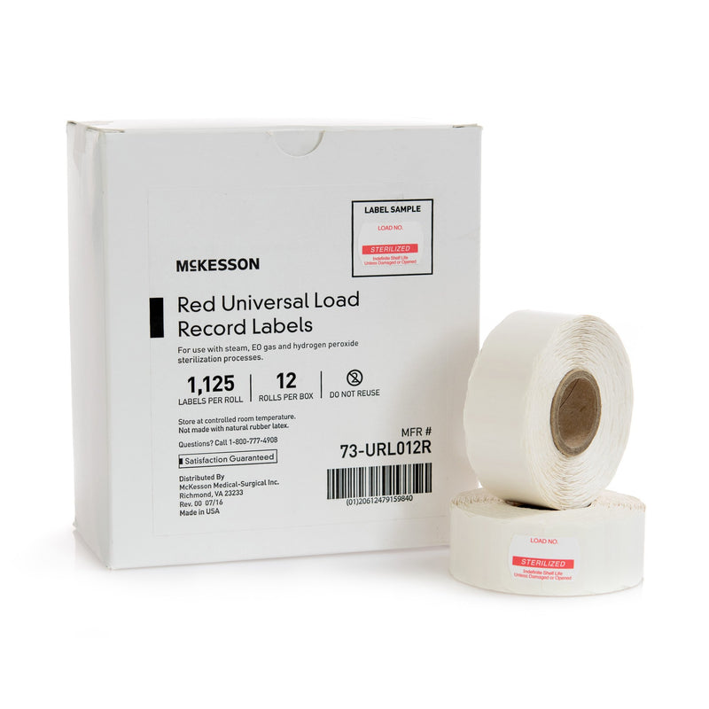 McKesson Performance Sterilization Label