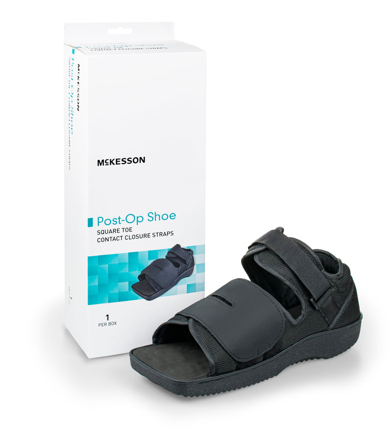 McKesson Square Toe Post-Op Shoe, Male 7-8 / Female 8-9