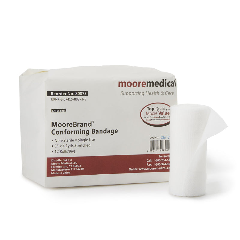 McKesson NonSterile Conforming Bandage, 3 Inch x 4-1/10 Yard