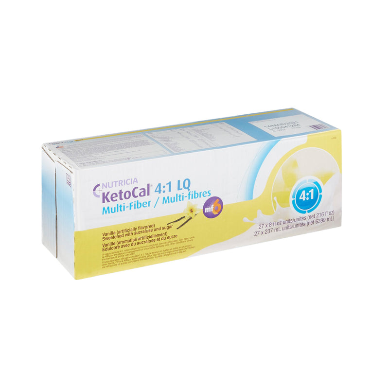 KetoCal® 4:1 LQ Vanilla Oral Supplement, 8 oz Carton