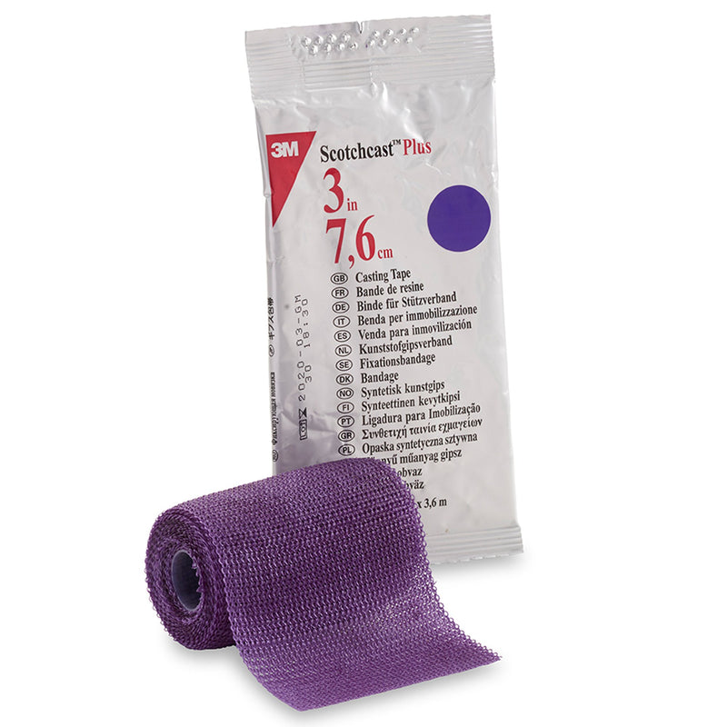 3M™ Scotchcast™ Plus Purple Cast Tape, 3 Inch x 12 Foot