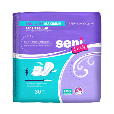 Seni® Lady Maximum Bladder Control Pad, 11-Inch Length