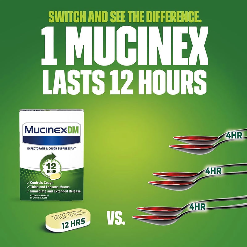 Mucinex® DM Guaifenesin / Dextromethorphan Cold and Cough Relief