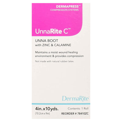 UnnaRite C™ Unna Boot with Calamine and Zinc Oxide, 3 Inch x 10 Yard