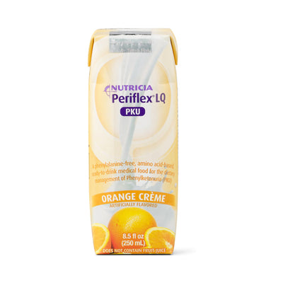 Periflex® LQ Tropical Orange Crème PKU Oral Supplement, 8.5 oz. Carton
