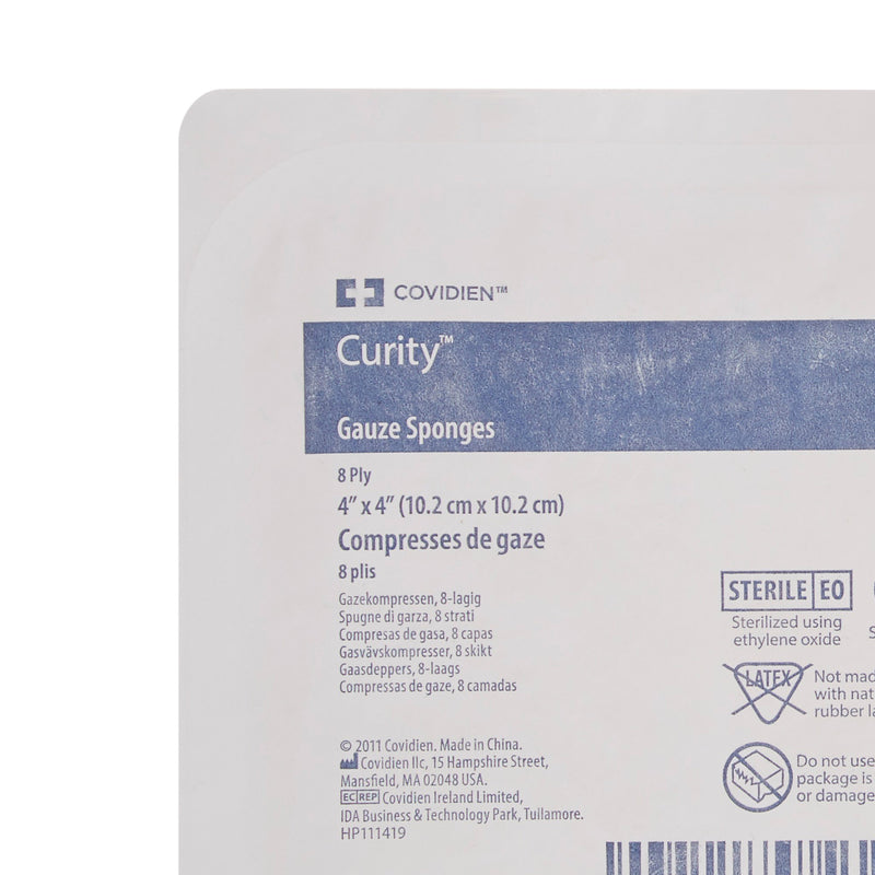 Curity™ Sterile USP Type VII Gauze Sponge, 4 x 4 Inch