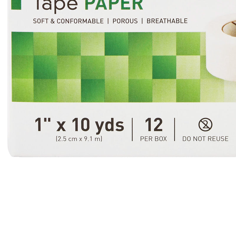 McKesson Paper Medical Tape, 1 Inch x 10 Yard, White