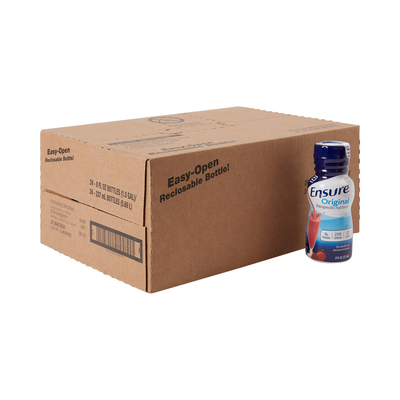 Ensure® Original Therapeutic Nutrition Shake Strawberry Oral Supplement, 8 oz. Bottle