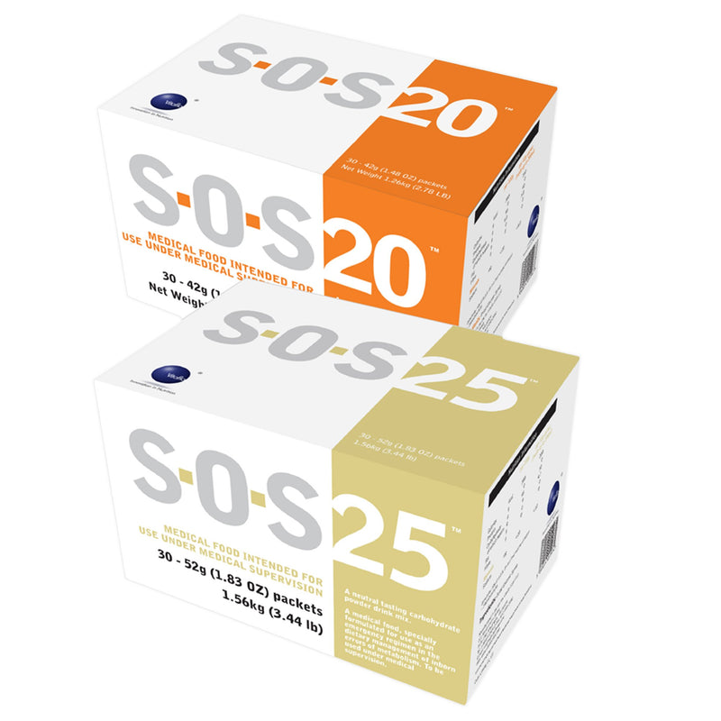 S.O.S. 20 Neutral Flavor Carbohydrate Oral Supplement, 42 Gram Packet