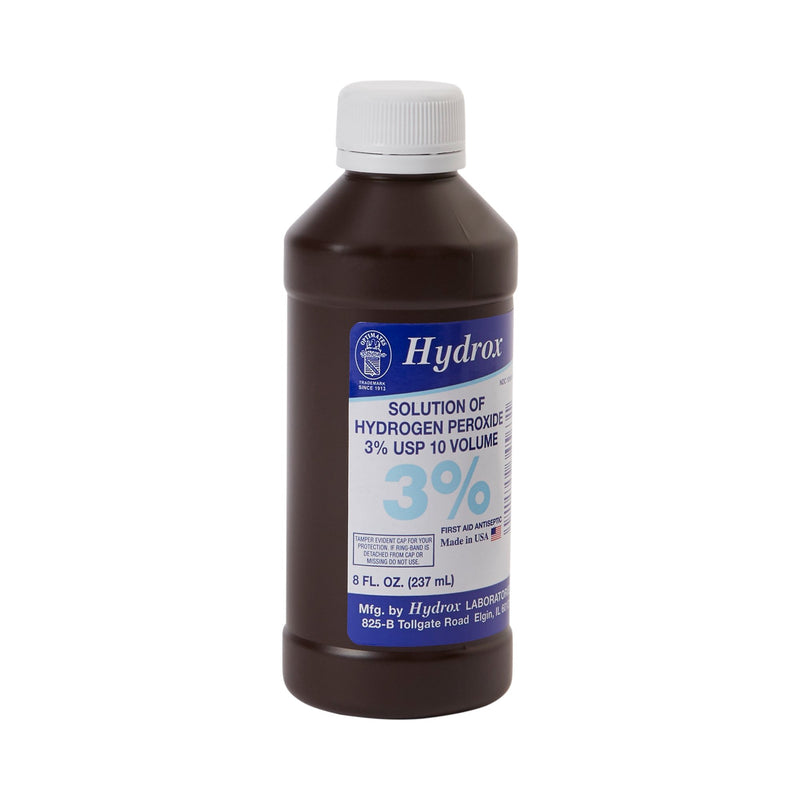 Hydrox Hydrogen Peroxide Antiseptic, 8 oz. Bottle