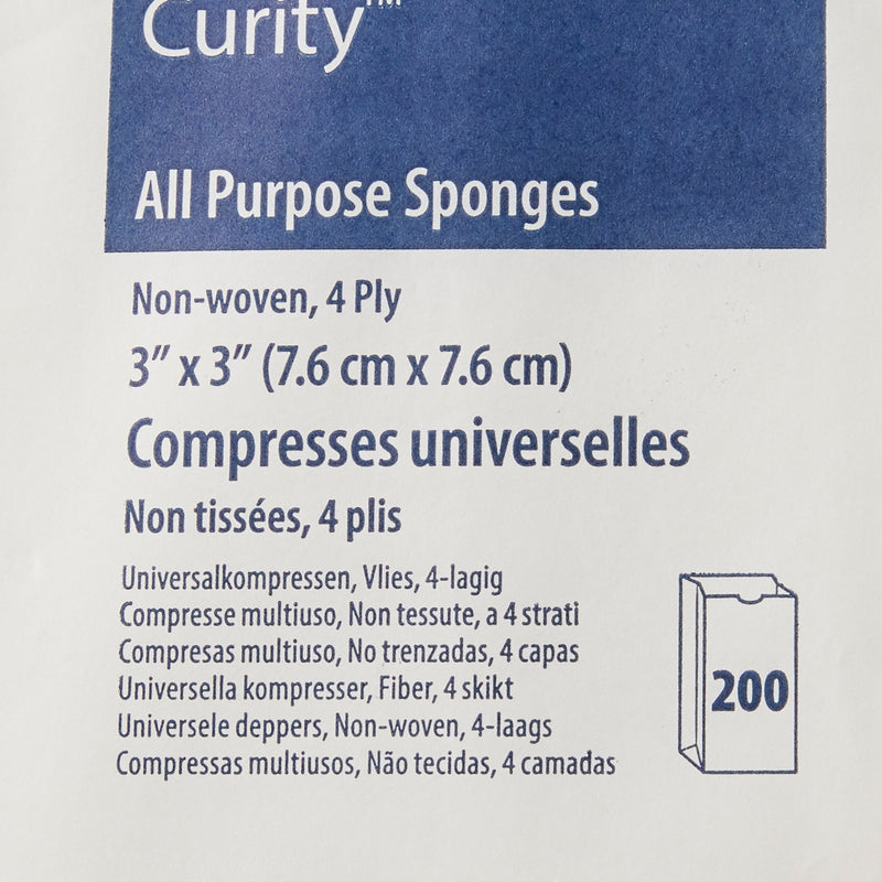 Curity™ NonSterile Nonwoven Sponge, 3 x 3 Inch