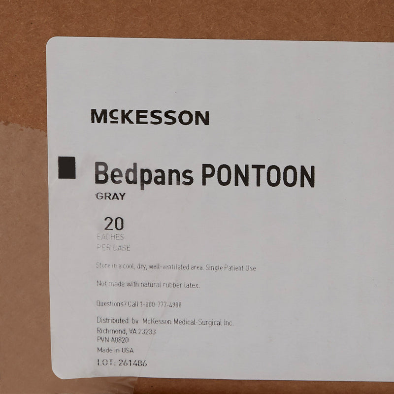 McKesson Pontoon Plastic Bedpan