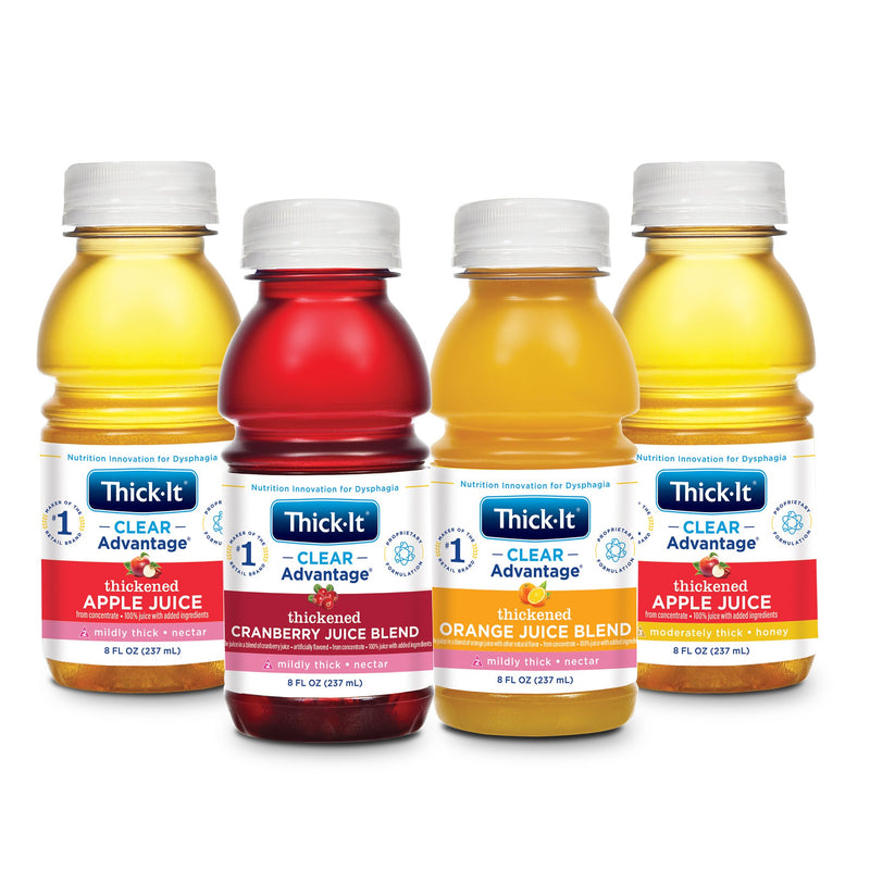 Thick-It® Clear Advantage® Nectar Consistency Cranberry Thickened Beverage, 8 oz. Bottle