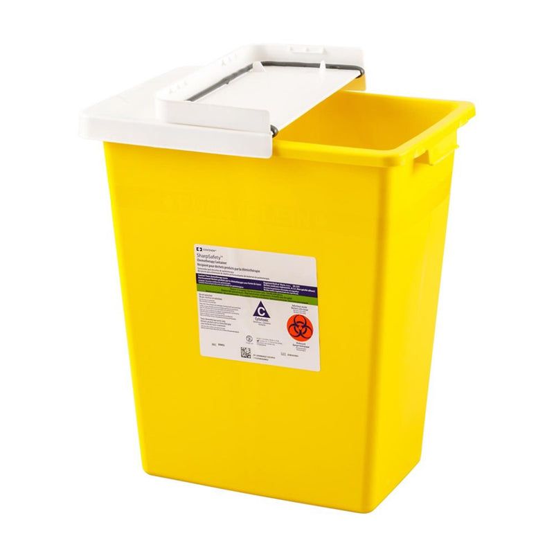 SharpSafety™ Chemotherapy Waste Container, 17½ H x 15½ W x 11 D Inch