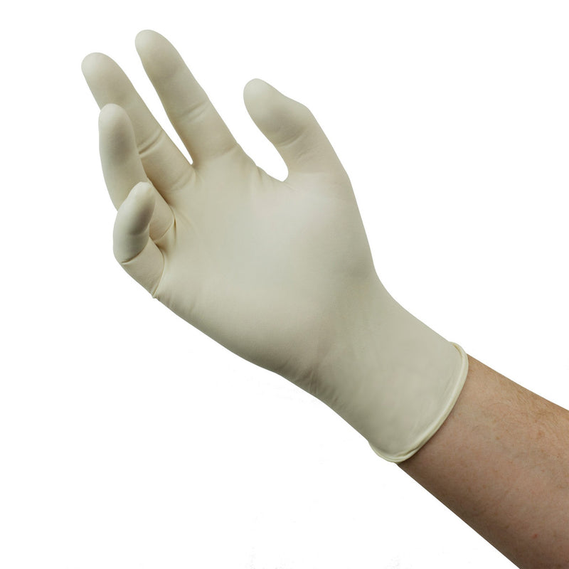 Microflex® Diamond Grip Plus™ Latex Gloves, Large, White