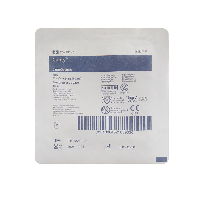 Curity™ Sterile USP Type VII Gauze Sponge, 4 x 4 Inch