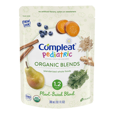 Compleat® Pediatric Organic Blends Tube Feeding Formula, Plant-Based, Non-GMO