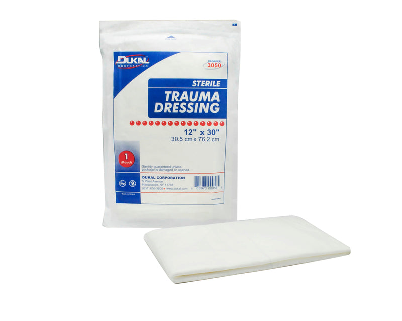 Dukal™ Sterile Trauma Dressing, 12 x 30 Inch