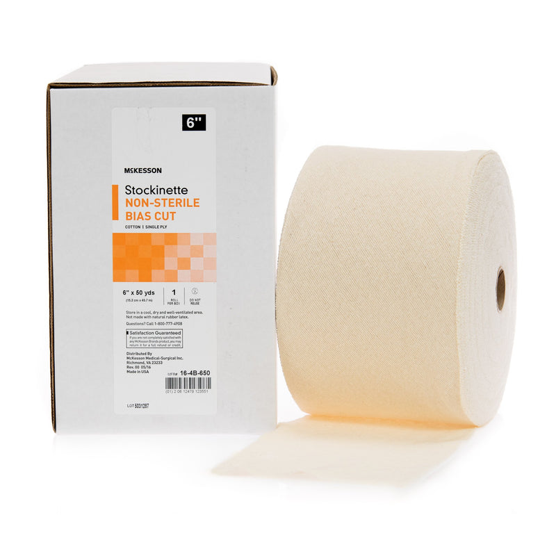 McKesson Bias Cut Stockinette, 6 Inch x 50 Yard