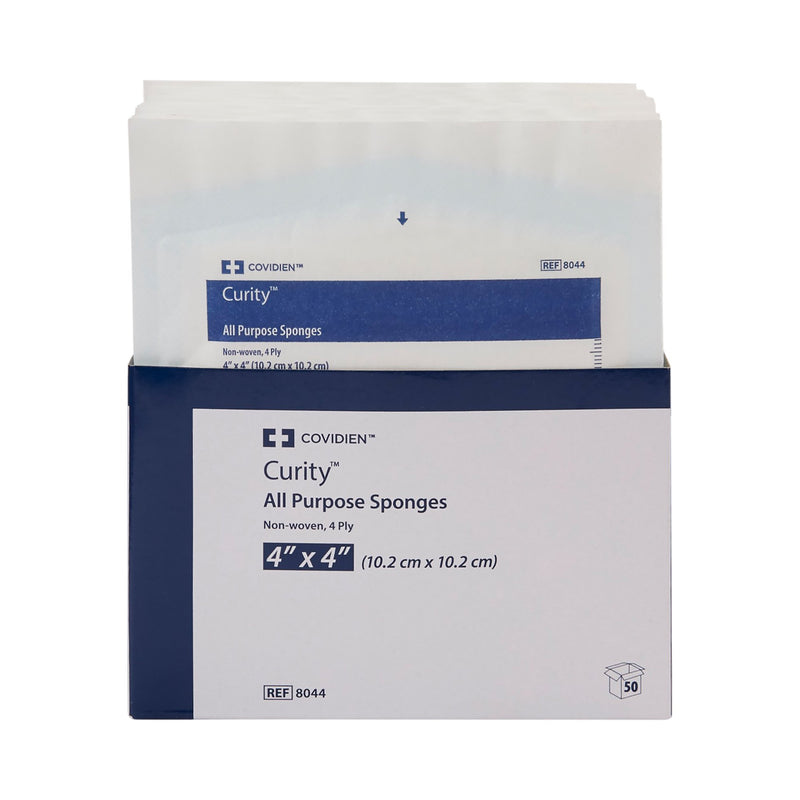 Curity™ Sterile Nonwoven Sponge, 4 x 4 Inch