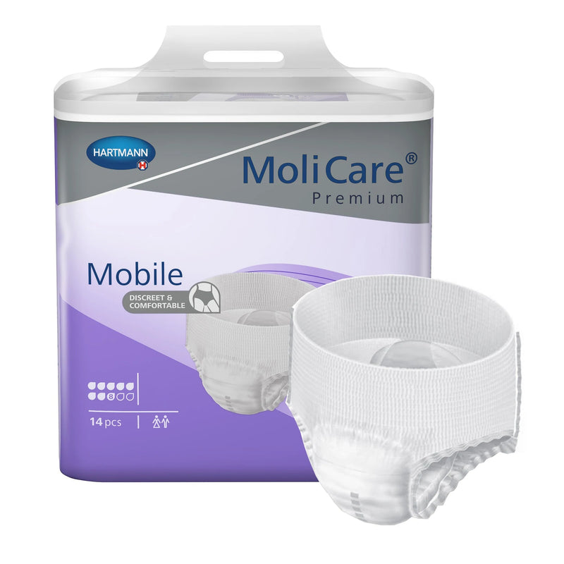 MoliCare® Premium Elastic High Absorbency Incontinence Briefs, Small 1195442 CS