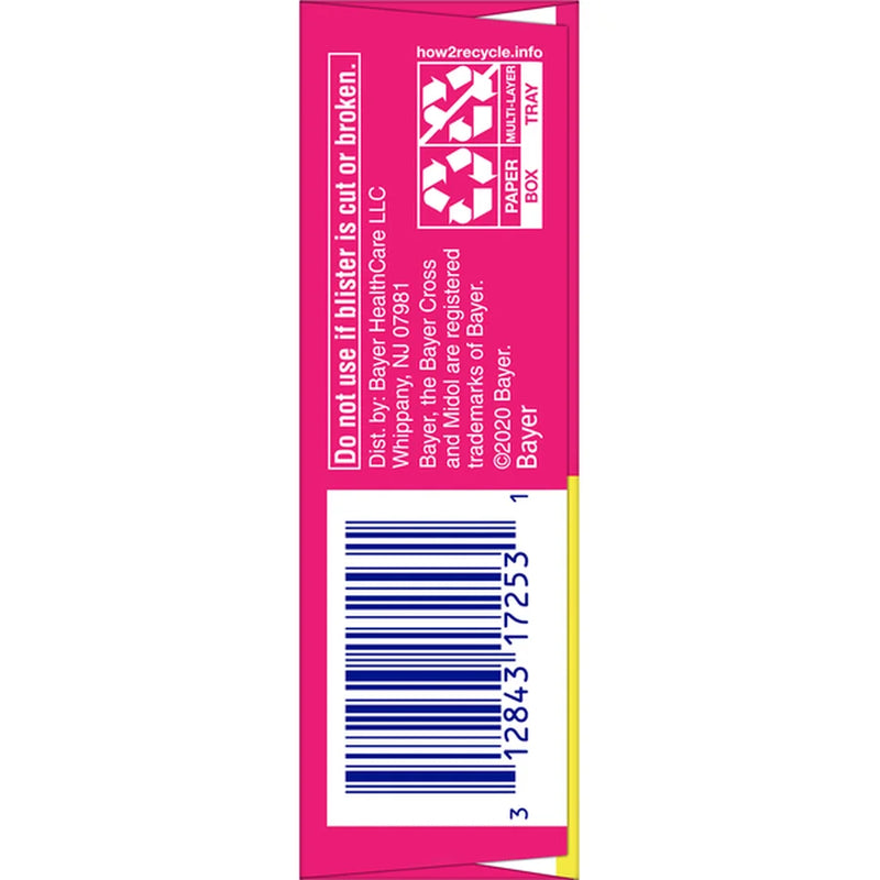 Midol® Complete Acetaminophen / Caffeine / Pyrilamine Maleate Cramp Relief 783600 BX