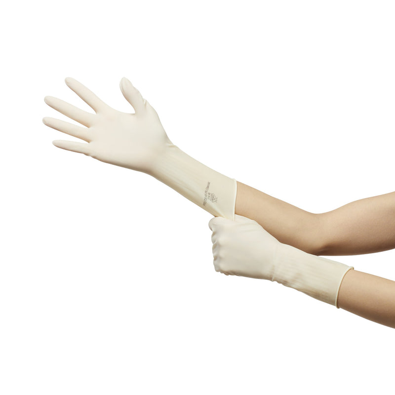 Protexis™ PI Classic Polyisoprene Standard Cuff Length Surgical Glove, Size 6½, Ivory