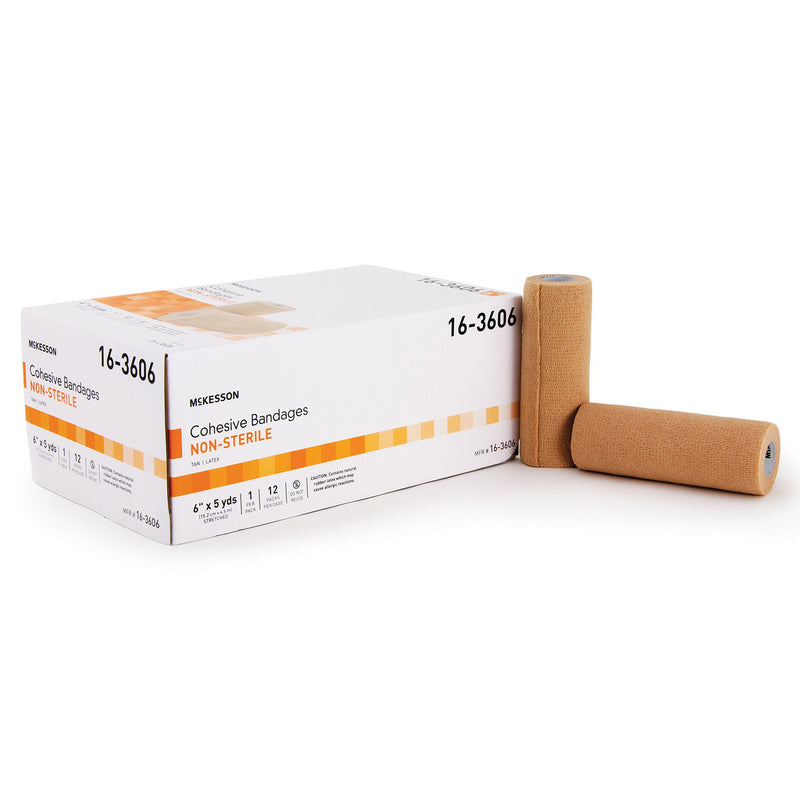 McKesson Self-adherent Closure Cohesive Bandage, 6 Inch x 5 Yard