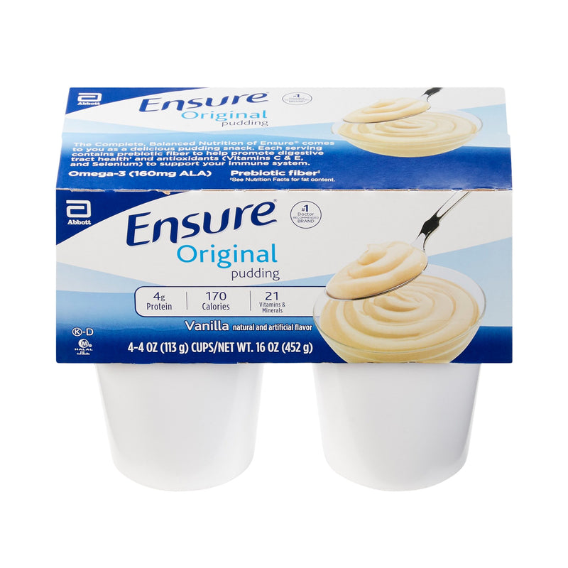 Ensure® Pudding Vanilla Oral Supplement, 4 oz.