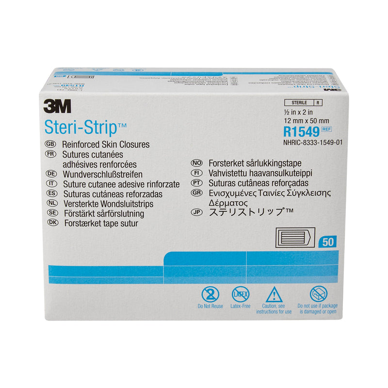 3M™ Steri-Strip™ Skin Closure Strip, 1/2 X 2 Inch
