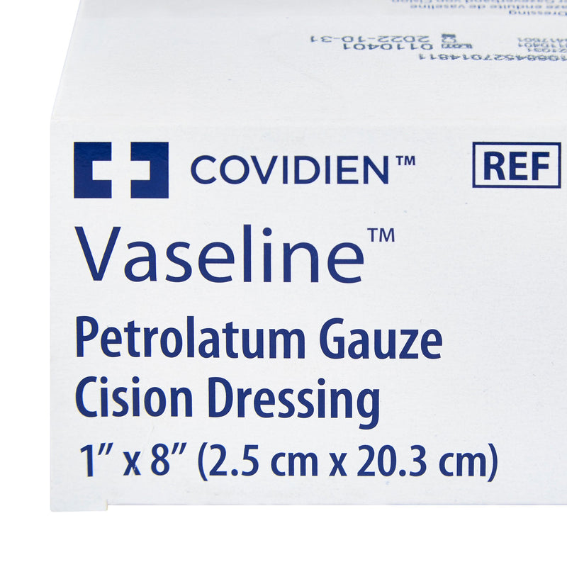 Covidien™ Vaseline™ Cision Petrolatum Impregnated Dressing, 1 x 8 Inch