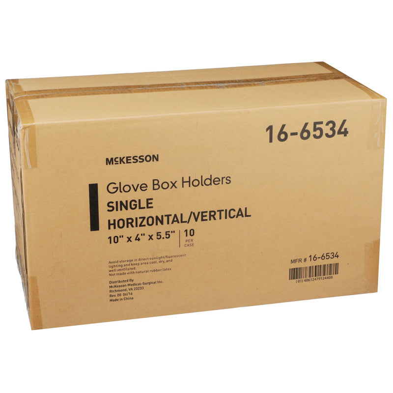 McKesson Glove Box Holder, 1-Box Capacity, Plastic