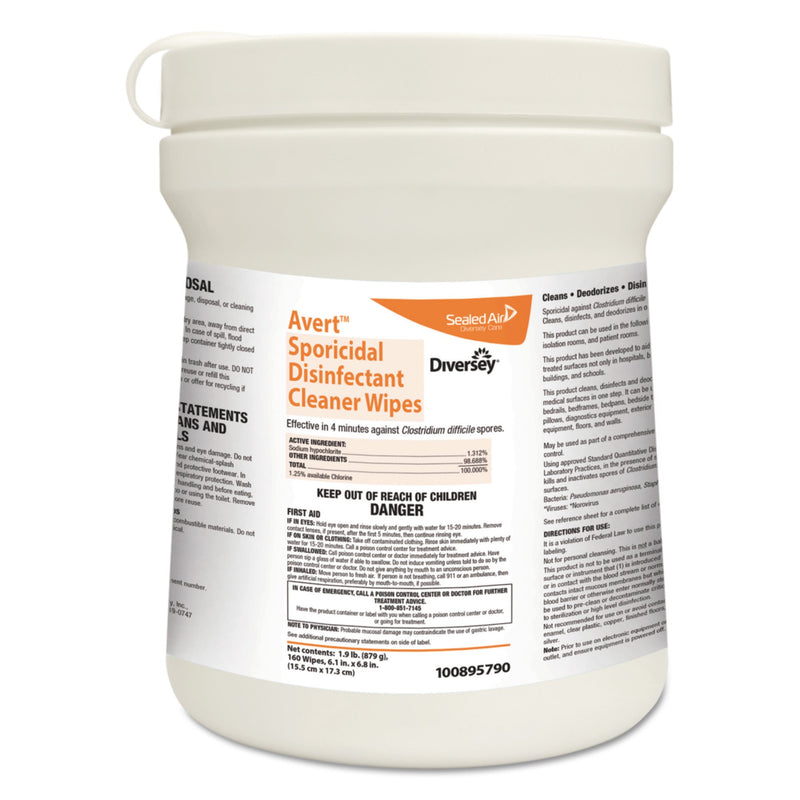 Avert® Surface Disinfectant Cleaner Wipes