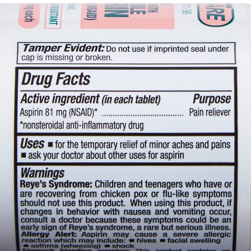 Geri-Care® Low Strength Aspirin Pain Relief