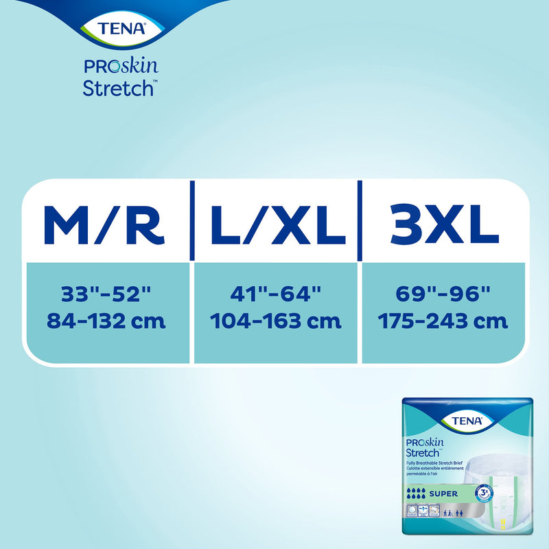 Tena® Stretch™ Super Incontinence Brief, Medium