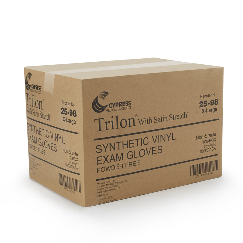 Trilon® Exam Glove, Extra Large, Clear