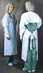 Busse Over-the-Head Protective Procedure Gown