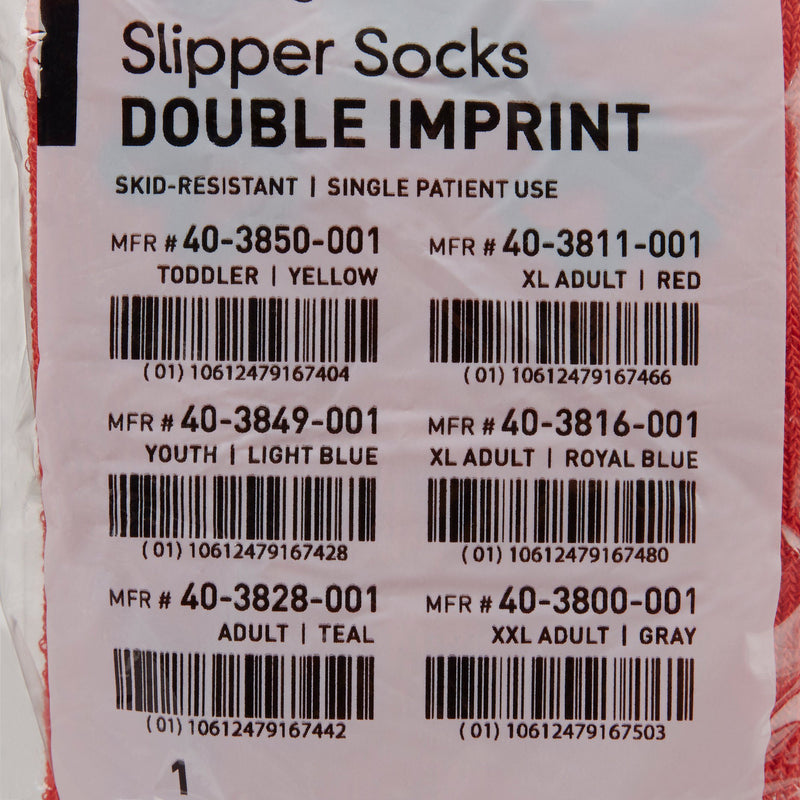 McKesson Terries™ Adult Slipper Socks, X-Large