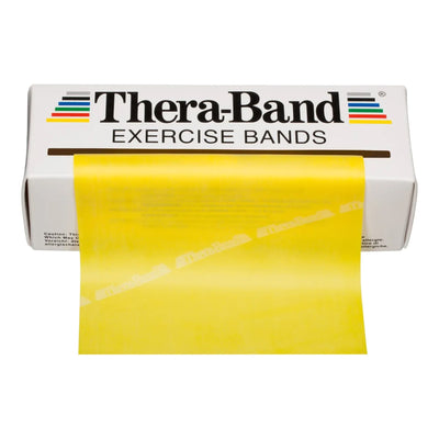 TheraBand® Exercise Resistance Band, Yellow, 6 Inch x 6 Yard, X-Light Resistance