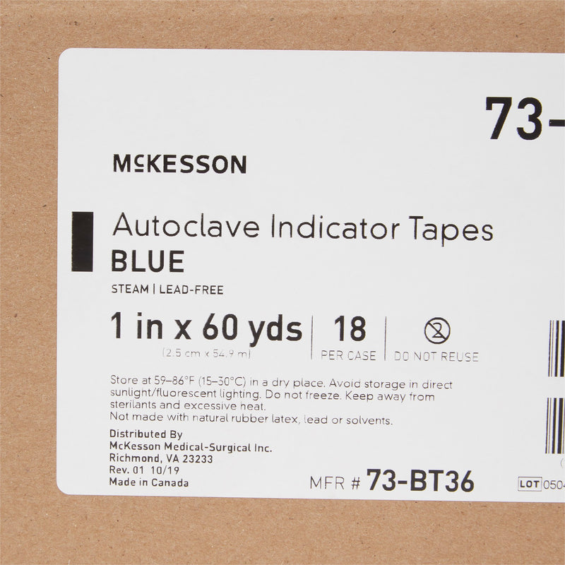 McKesson Steam Indicator Tape, 1 Inch x 60 Yard