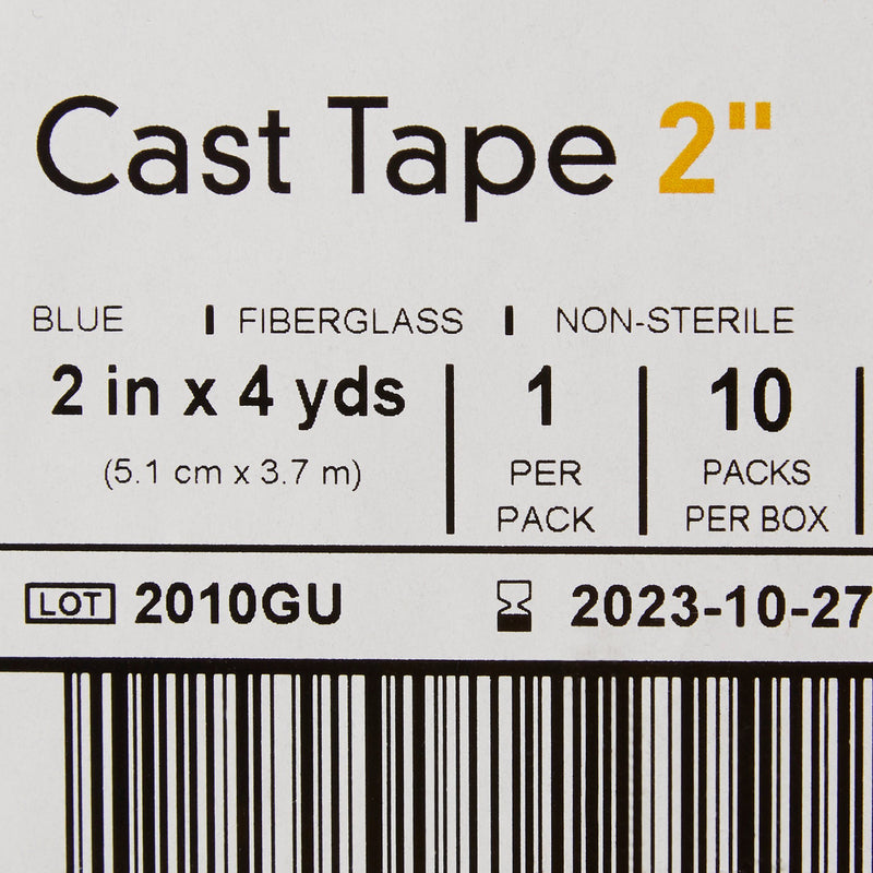 McKesson Blue Cast Tape, 2 Inch x 4 Yard
