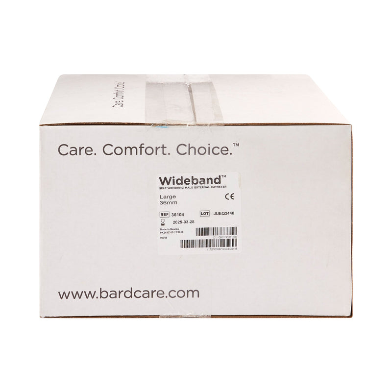 Bard Wide Band® Male External Catheter, Large