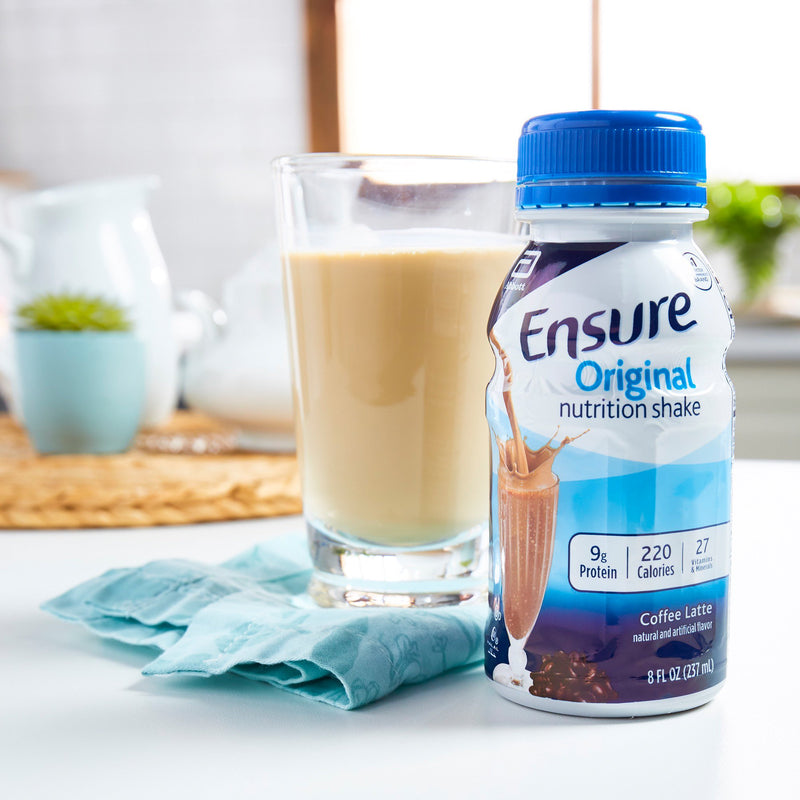 Ensure® Original Coffee Latte Oral Supplement, 8 oz. Bottle