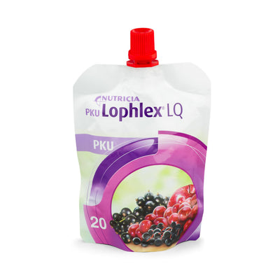 HCU Lophlex® LQ Mixed Berry Flavor Homocystinuria Oral Supplement, 125 mL Pouch