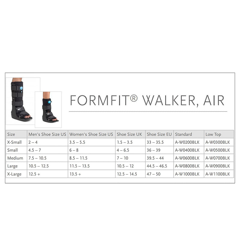 Ossur Formfit® Low Top Air Walker Boot, Large
